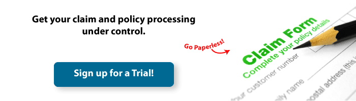 Insurance corporations using document management systems