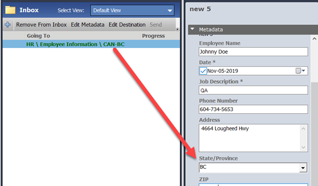 Merge tag and search auto-filing template example 2