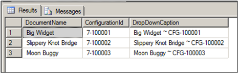 SQL table examle 2