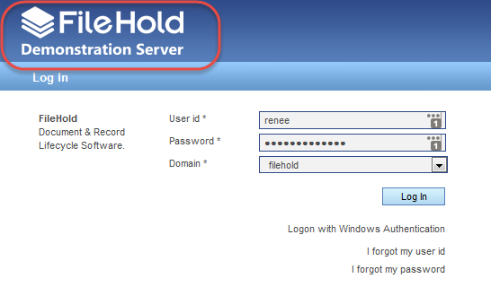Modified Web Client header