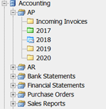 Browse the library structure