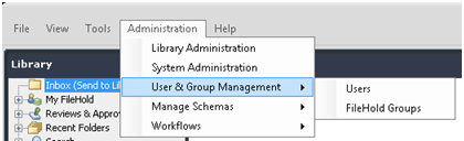 FDA system administration functions