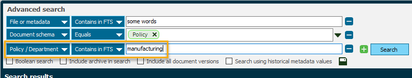 advanced search three criteria