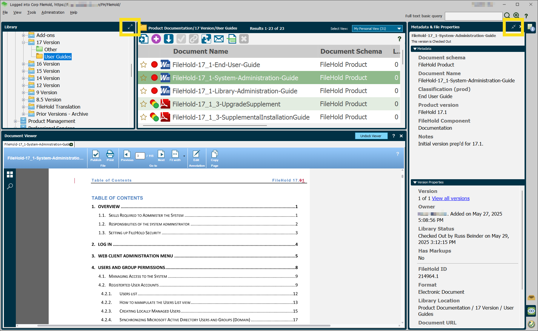 full partial screen views