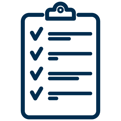 clipboard with check marks